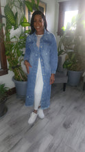 Load image into Gallery viewer, Long Denim Jacket