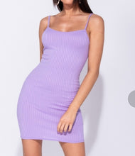 Load image into Gallery viewer, Spaghetti strip ribbed bodycon