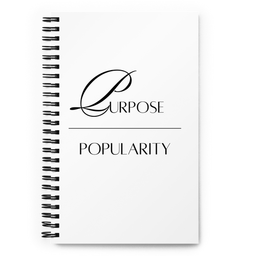 Purpose Spiral notebook