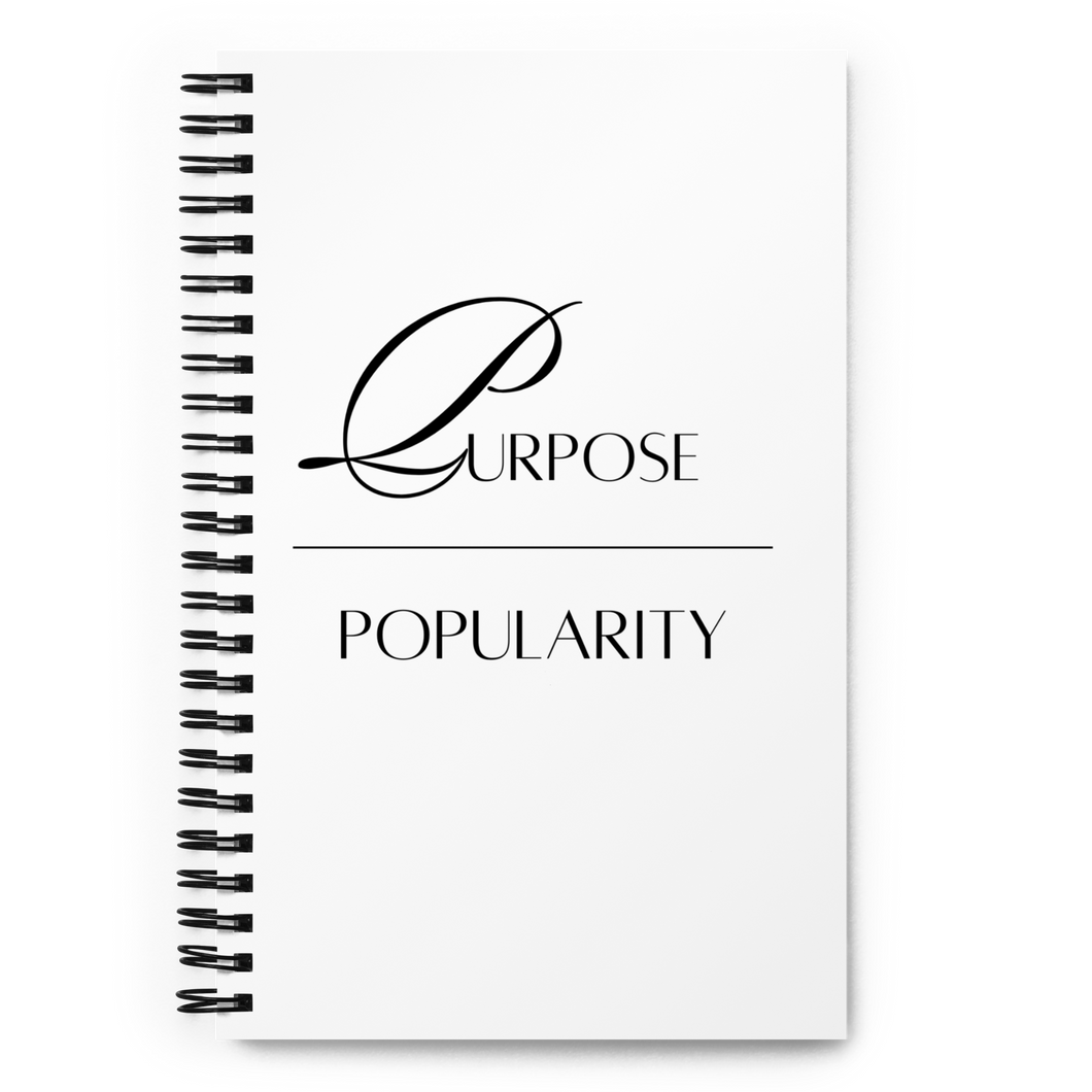 Purpose Spiral notebook